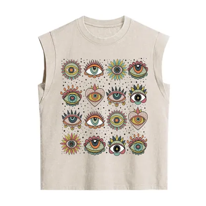 [Copy]Purplehecate The Team Trash Raccoon & Possum Tarot Vintage Washed Tank