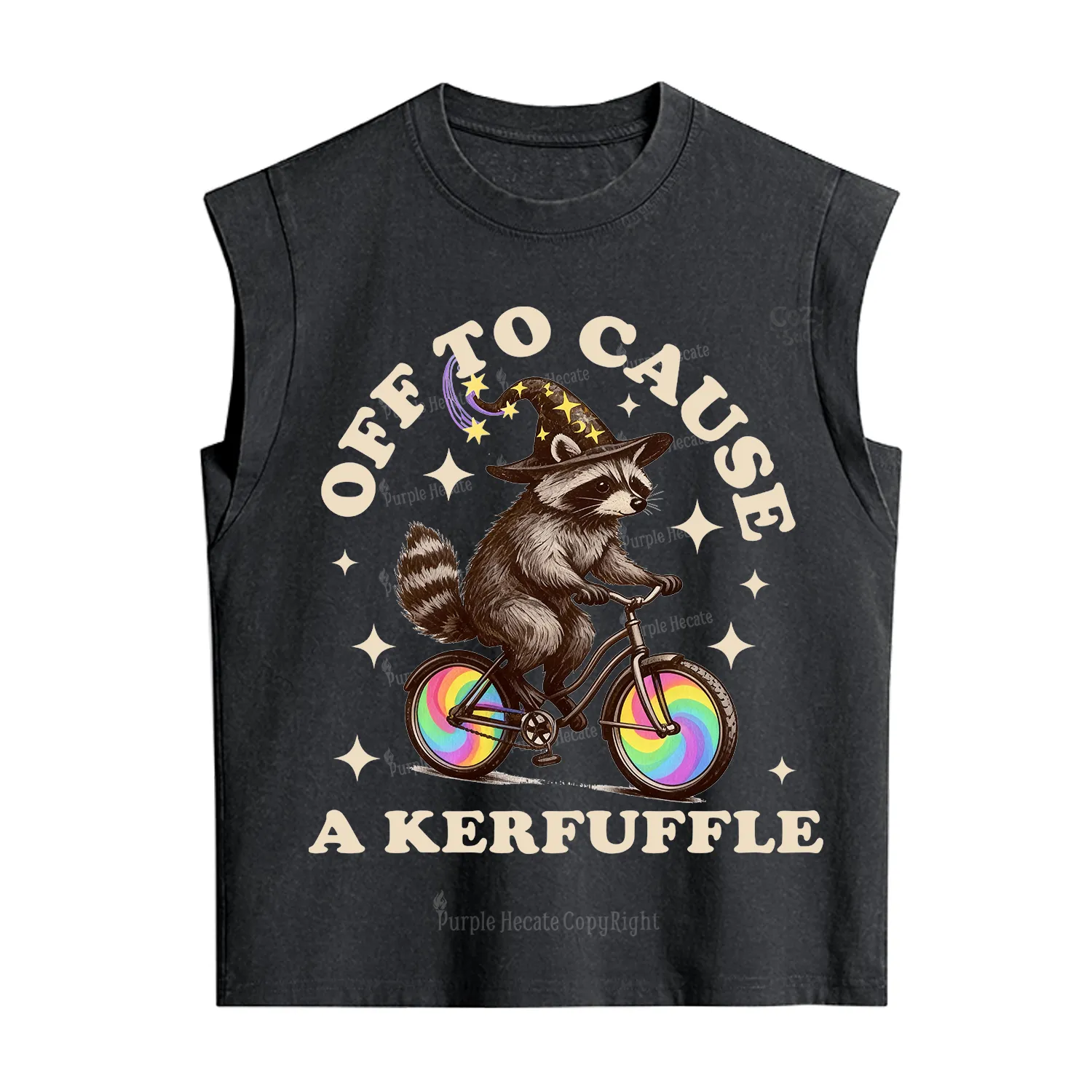 Purplehecate Off To Cause A Kerfuffle Vintage Washed Tank