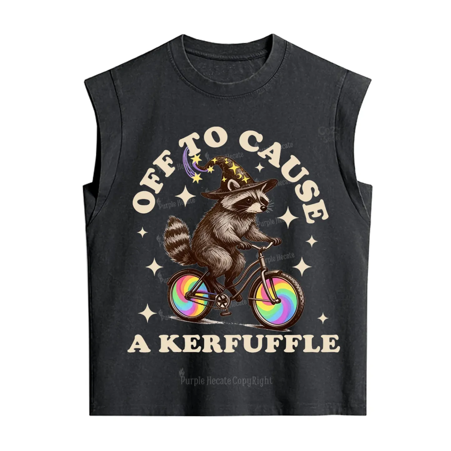 Purplehecate Off To Cause A Kerfuffle Vintage Washed Tank