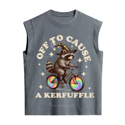 Purplehecate Off To Cause A Kerfuffle Vintage Washed Tank