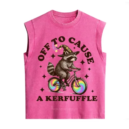 Purplehecate Off To Cause A Kerfuffle Vintage Washed Tank