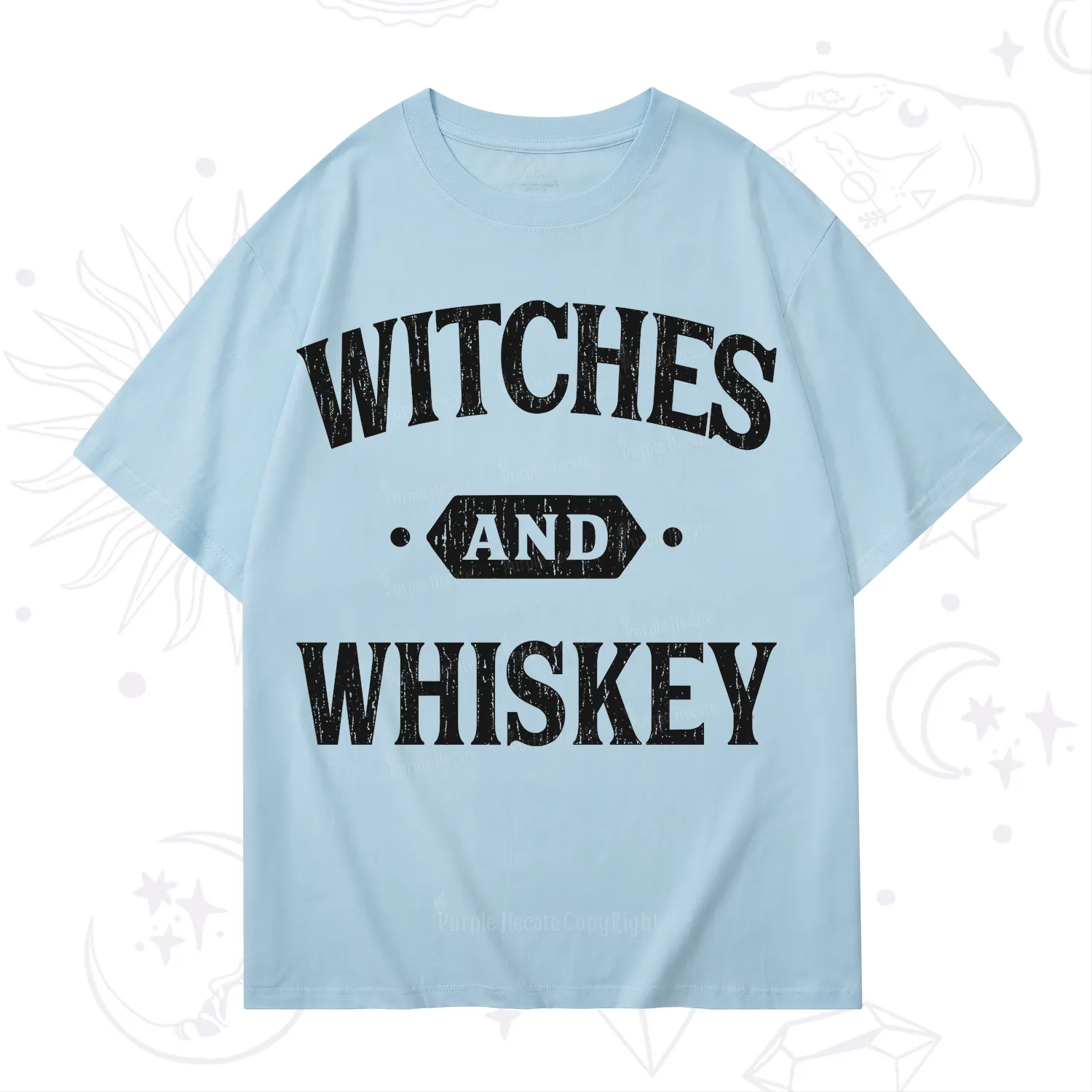 Purplehecate Witches and Whiskey T-Shirt
