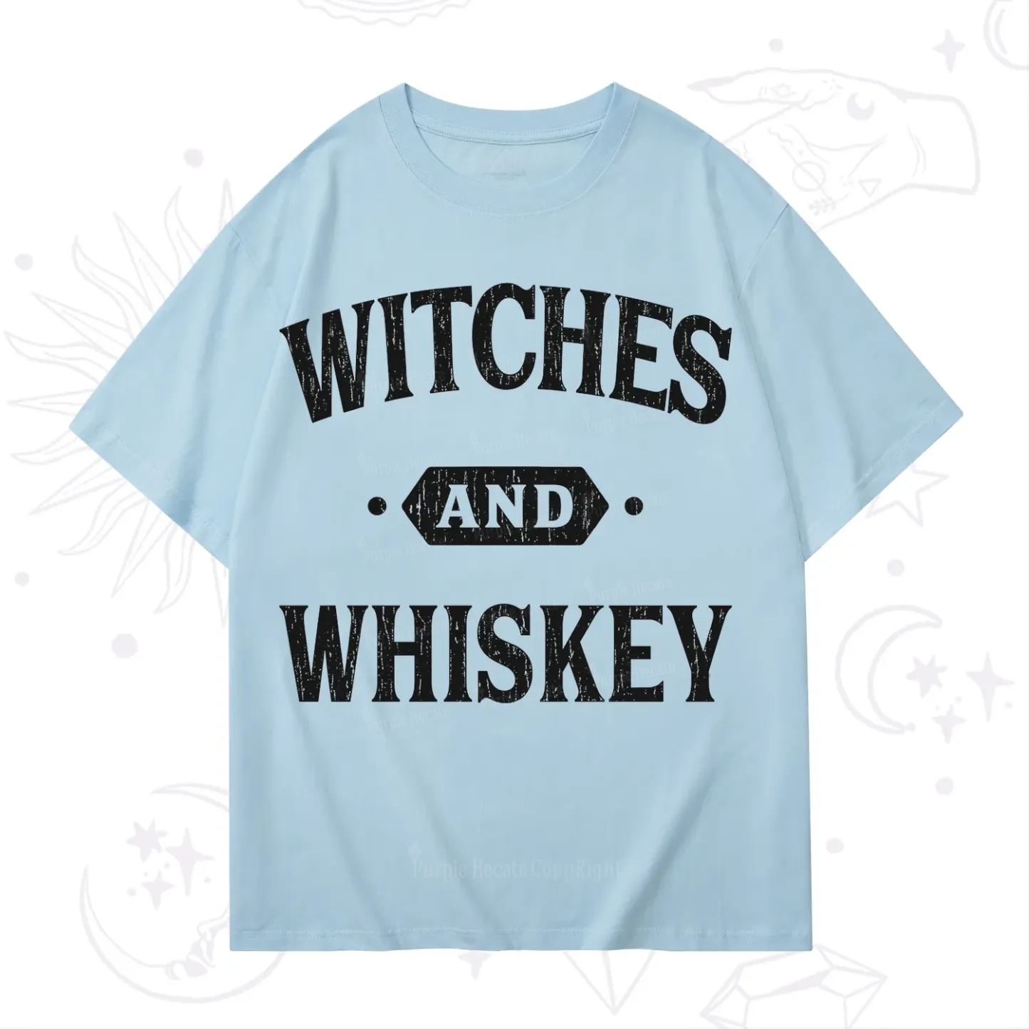 Purplehecate Witches and Whiskey T-Shirt