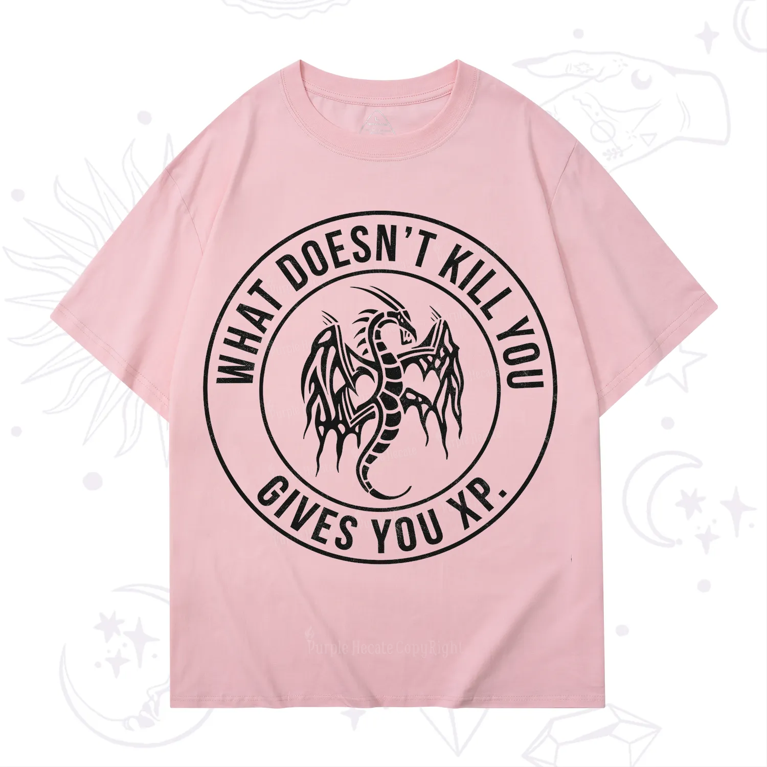 Purplehecate What Doesn't Kill You Gives You XP T-Shirt