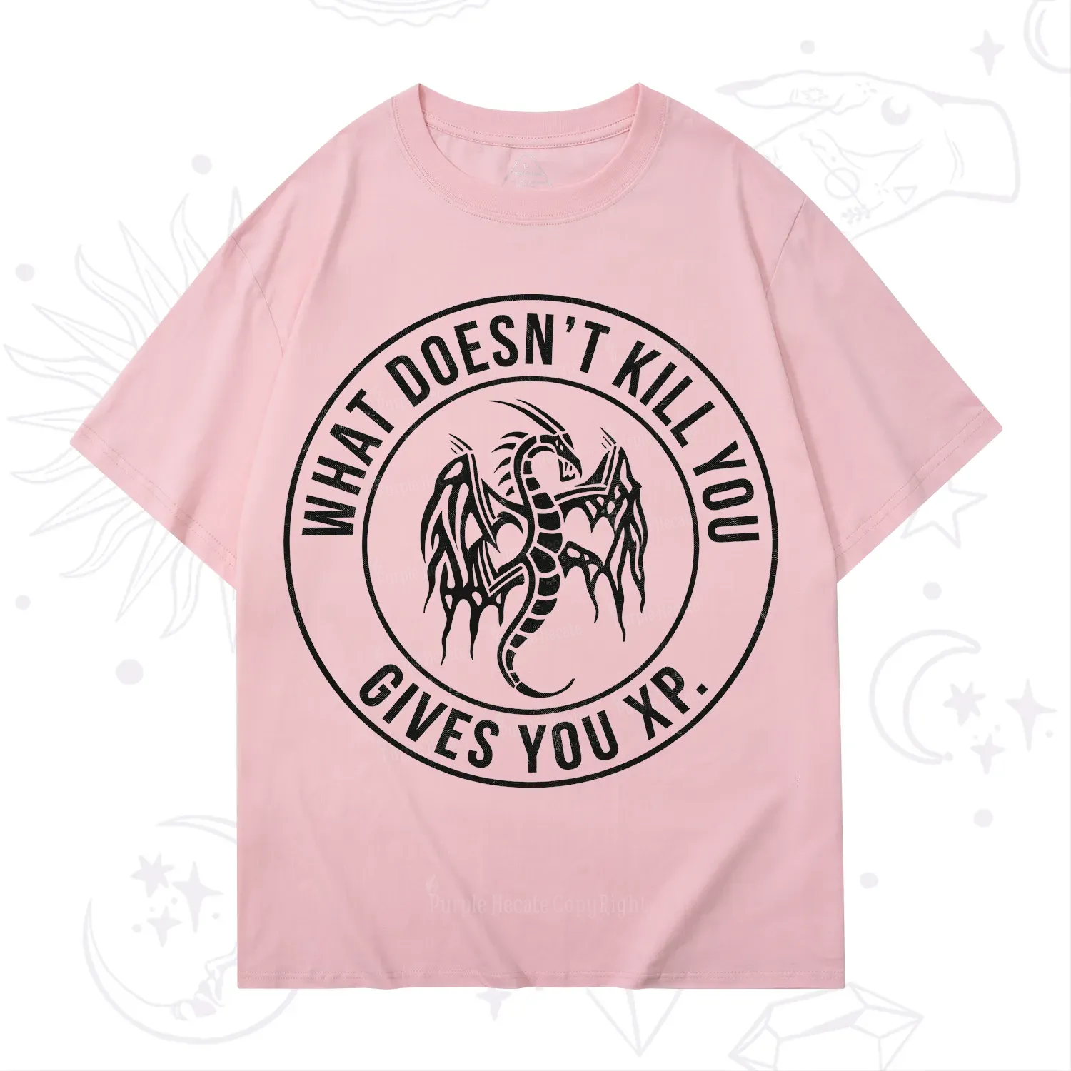 Purplehecate What Doesn't Kill You Gives You XP T-Shirt