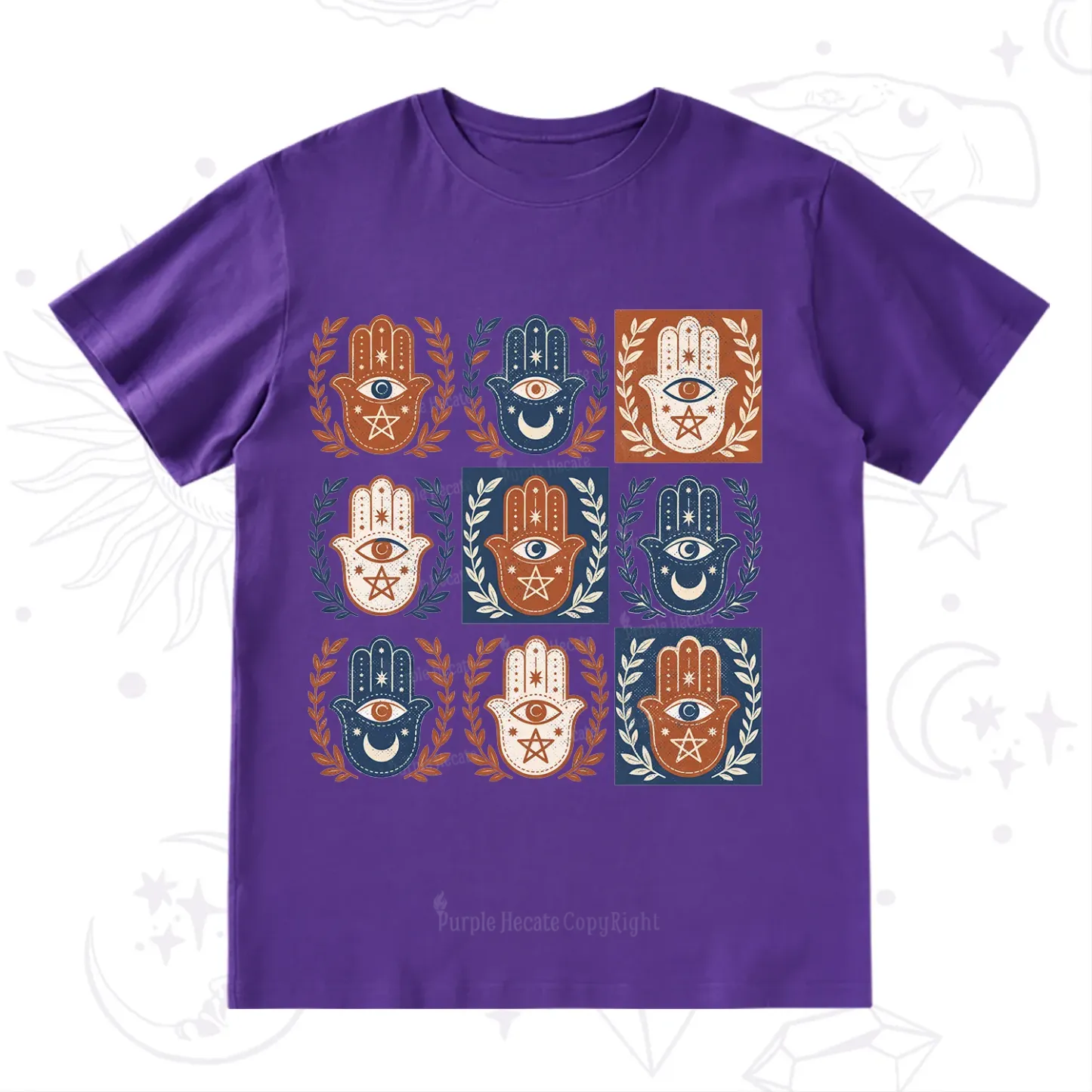 Purplehecate Hamsa Hand T-Shirt