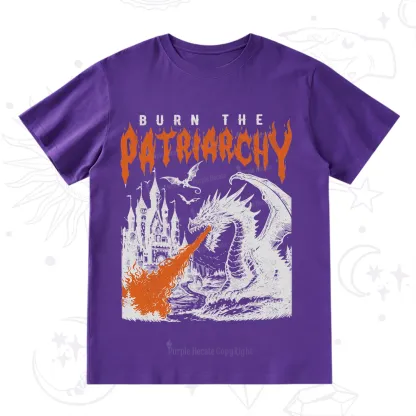 Purplehecate Burn the Patriarchy Dragon T-Shirt