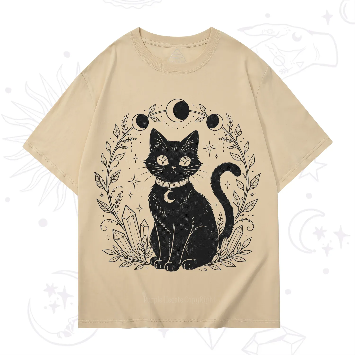 Purplehecate Mystical Cat T-Shirt