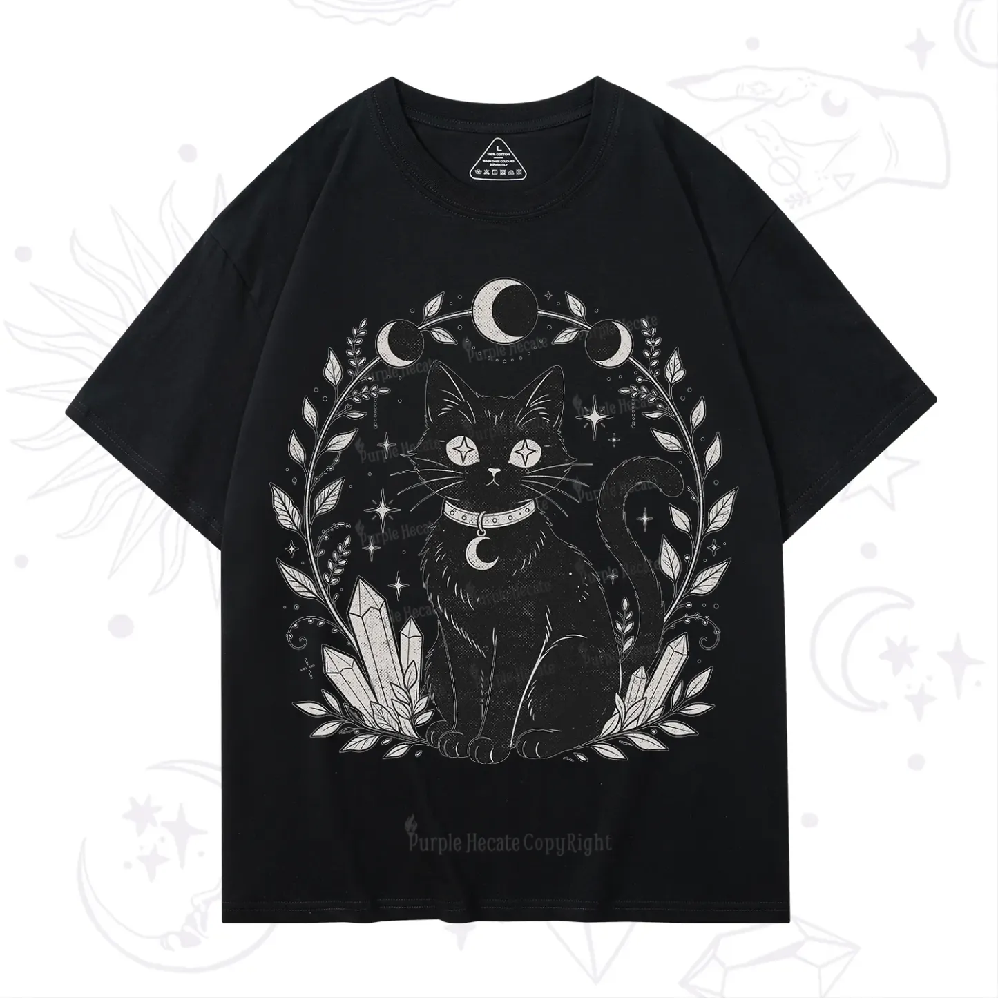 Purplehecate Mystical Cat T-Shirt