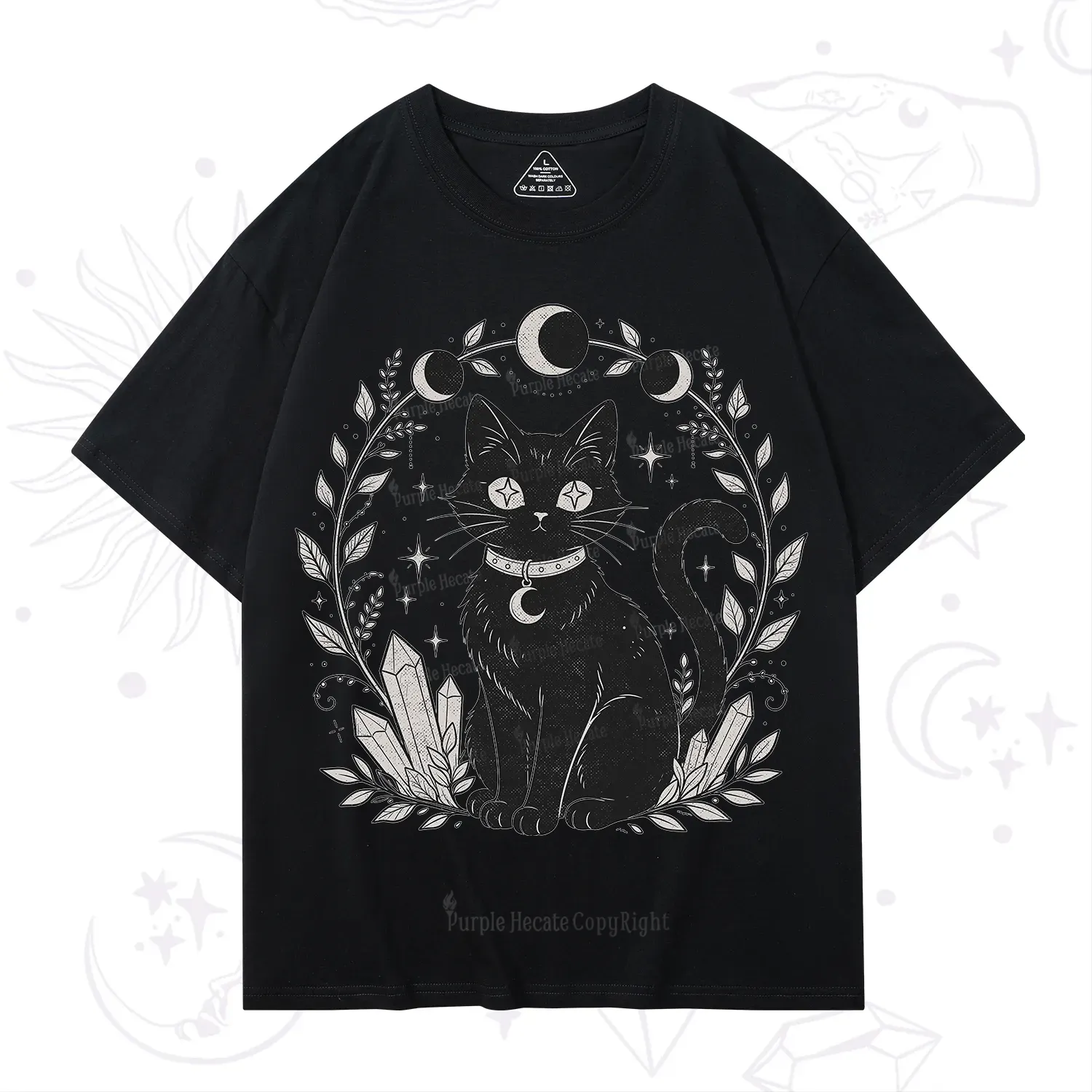 Purplehecate Mystical Cat T-Shirt