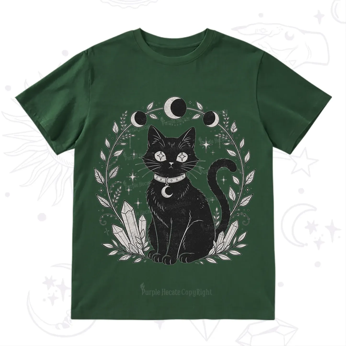 Purplehecate Mystical Cat T-Shirt