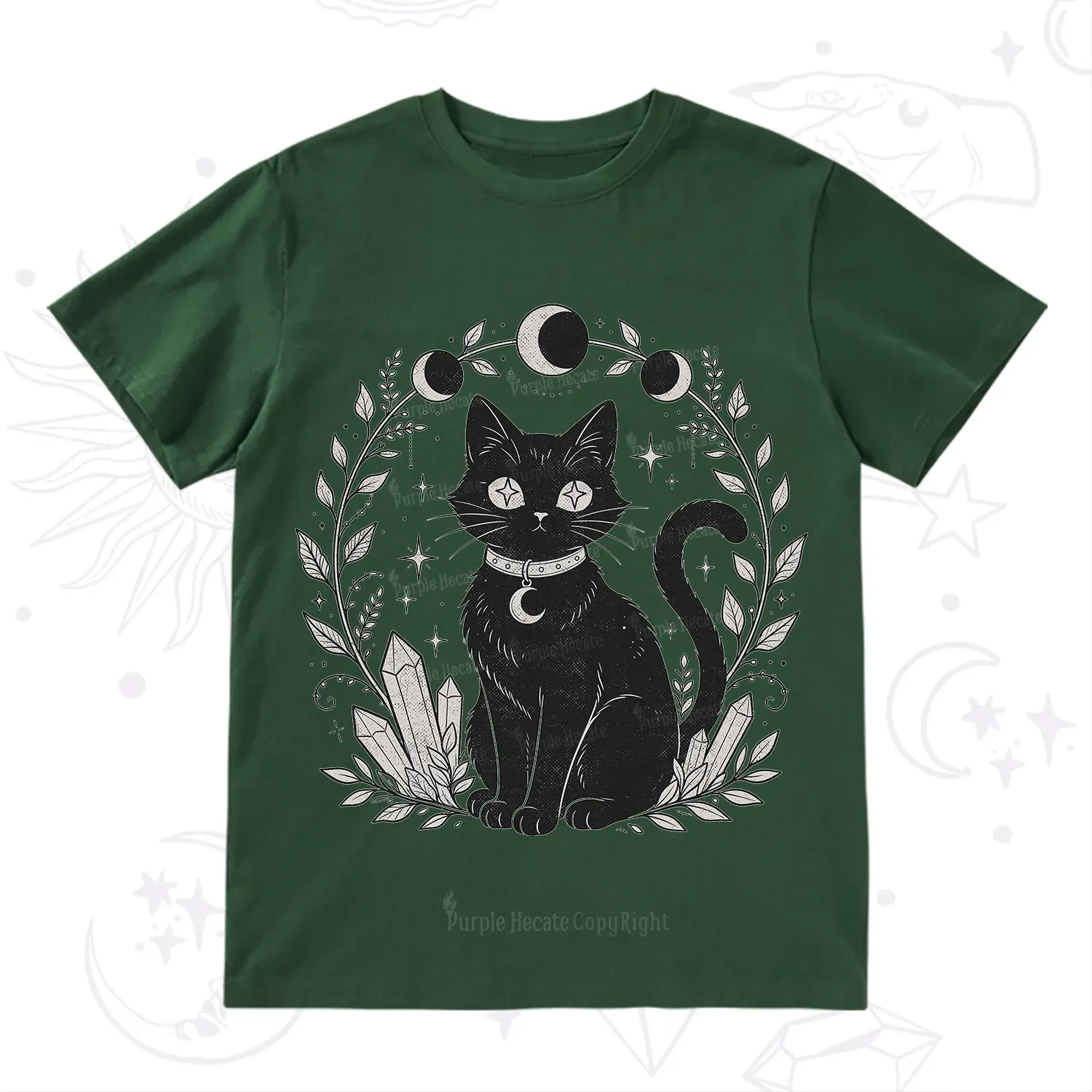 Purplehecate Mystical Cat T-Shirt
