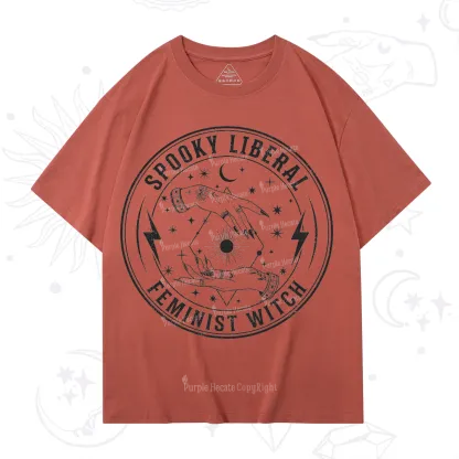 Purplehecate Spooky Liberal Feminist Witch T-Shirt