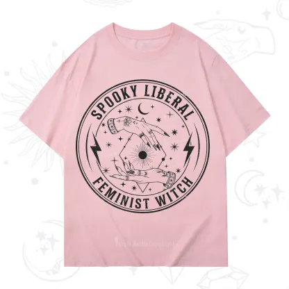 Purplehecate Spooky Liberal Feminist Witch T-Shirt