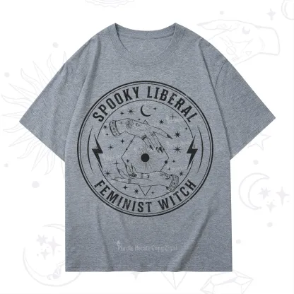 Purplehecate Spooky Liberal Feminist Witch T-Shirt