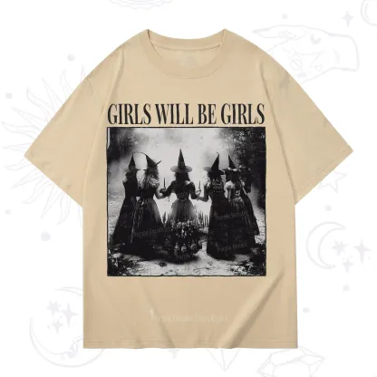 Purplehecate Girl Will Be Girl Witch T-Shirt