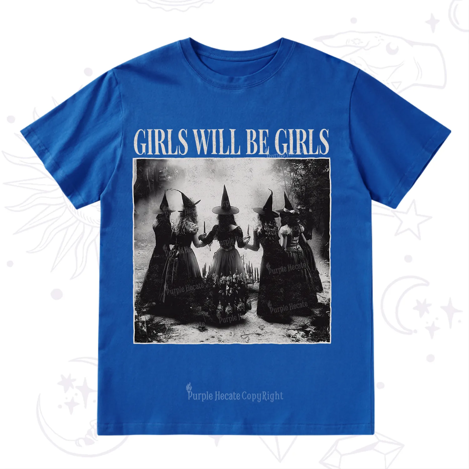 Purplehecate Girl Will Be Girl Witch T-Shirt