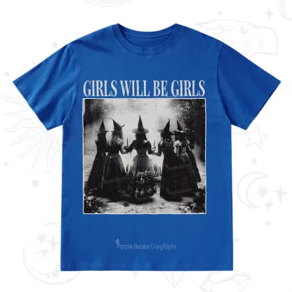 Purplehecate Girl Will Be Girl Witch T-Shirt