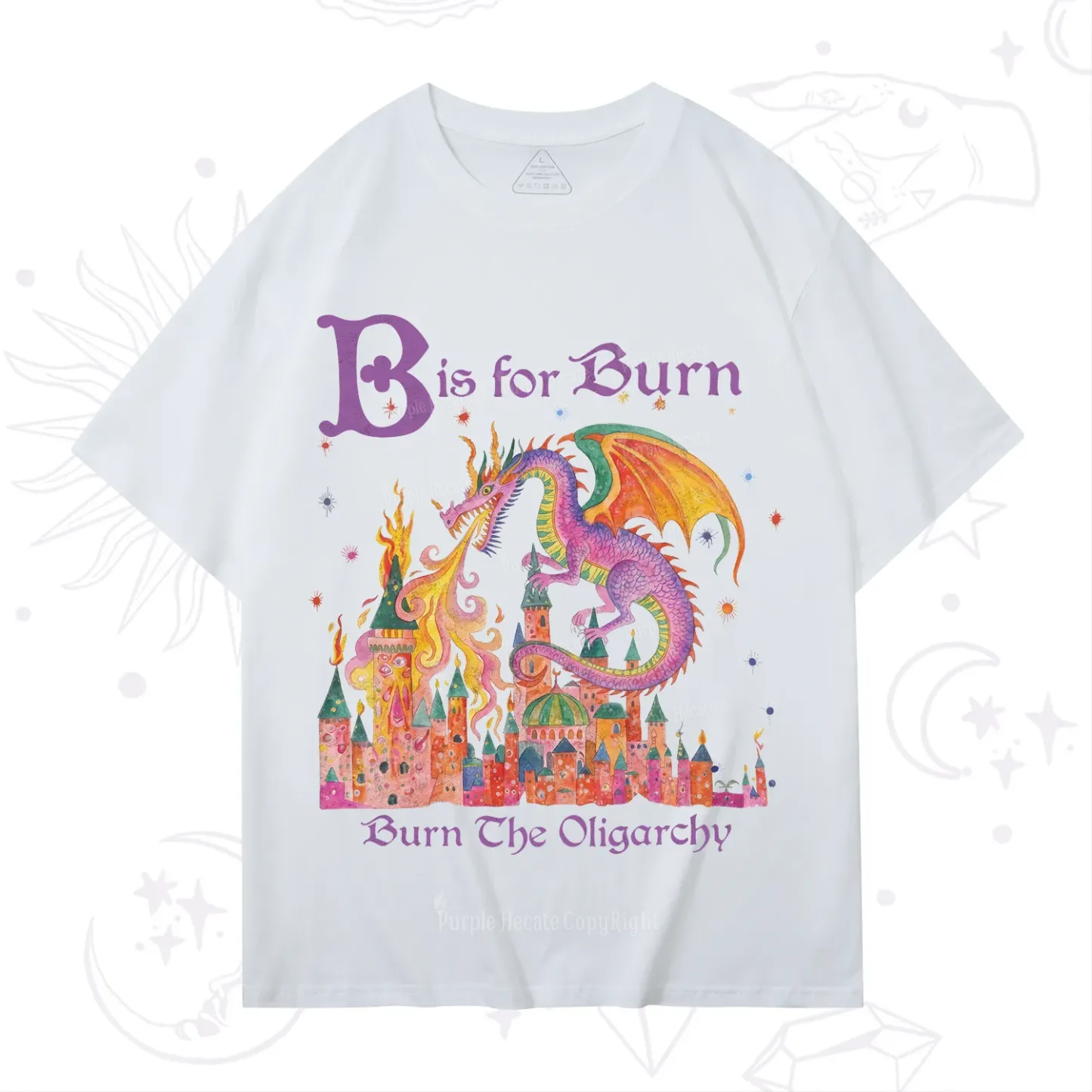Purplehecate Burn The Oligarchy T-Shirt