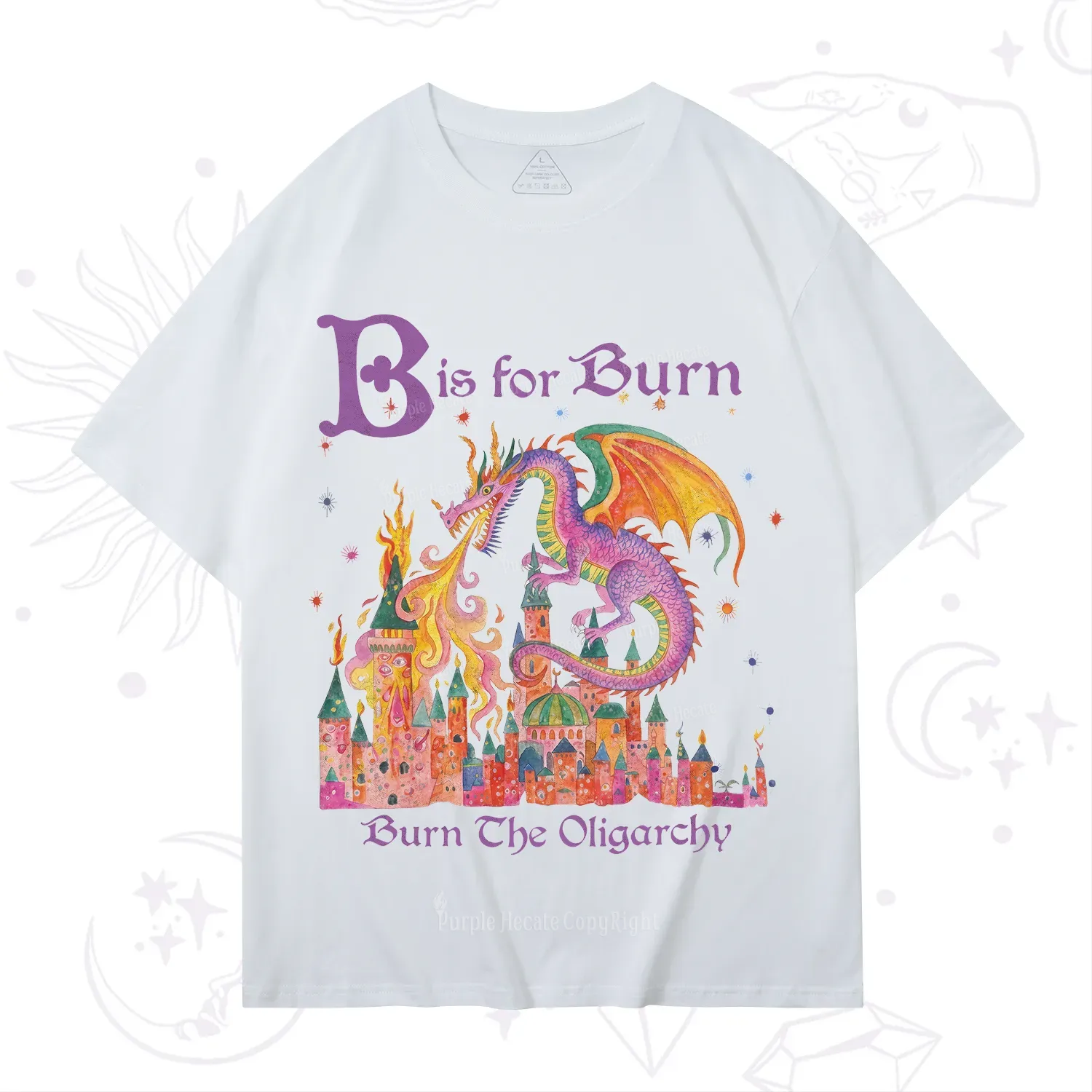 Purplehecate Burn The Oligarchy T-Shirt