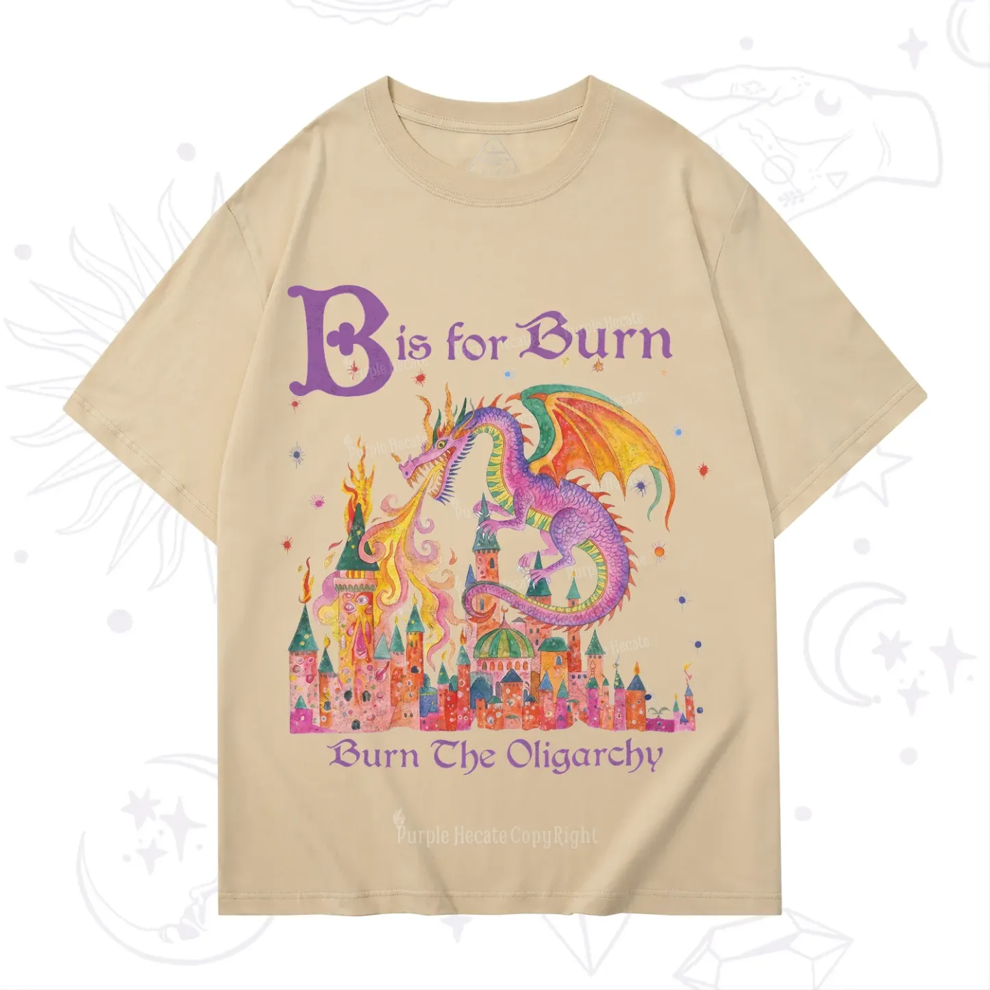 Purplehecate Burn The Oligarchy T-Shirt