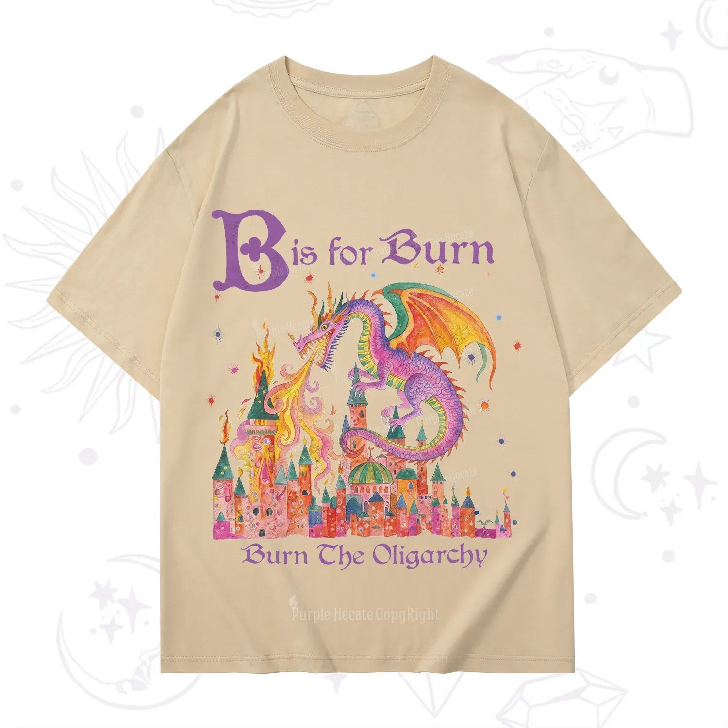 Purplehecate Burn The Oligarchy T-Shirt