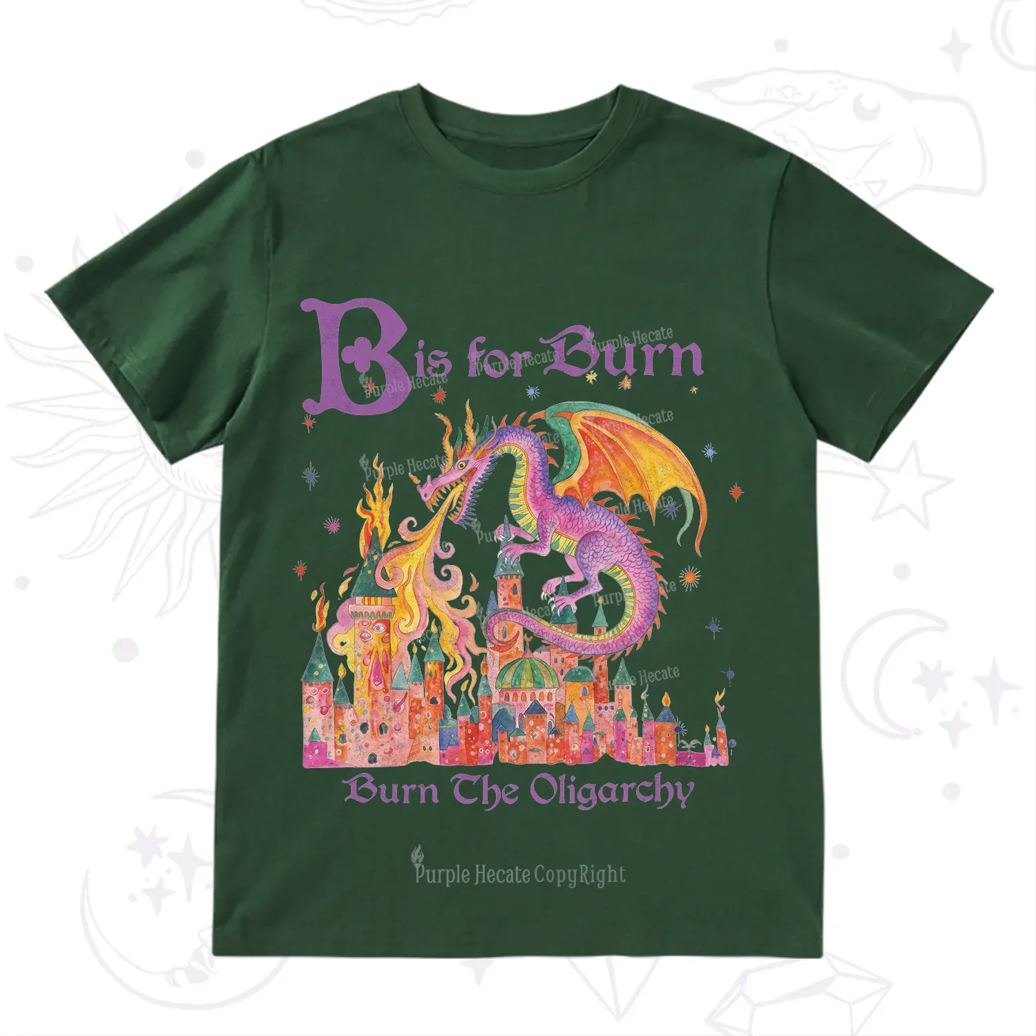 Purplehecate Burn The Oligarchy T-Shirt