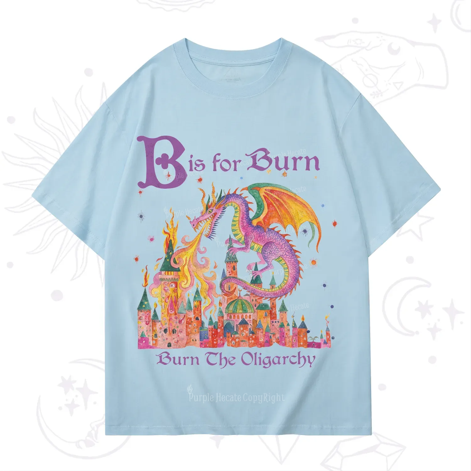Purplehecate Burn The Oligarchy T-Shirt