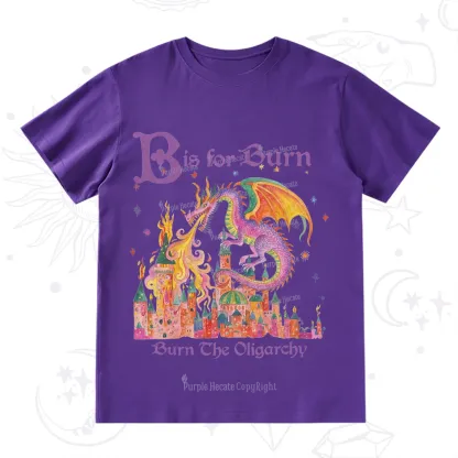 Purplehecate Burn The Oligarchy T-Shirt