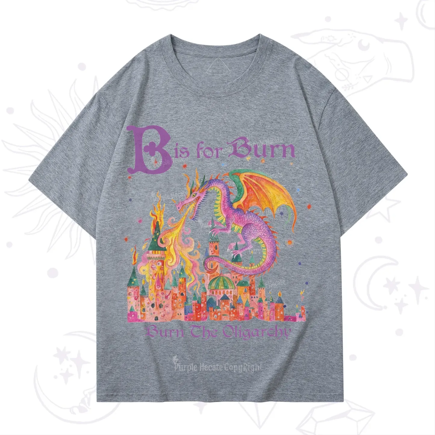 Purplehecate Burn The Oligarchy T-Shirt