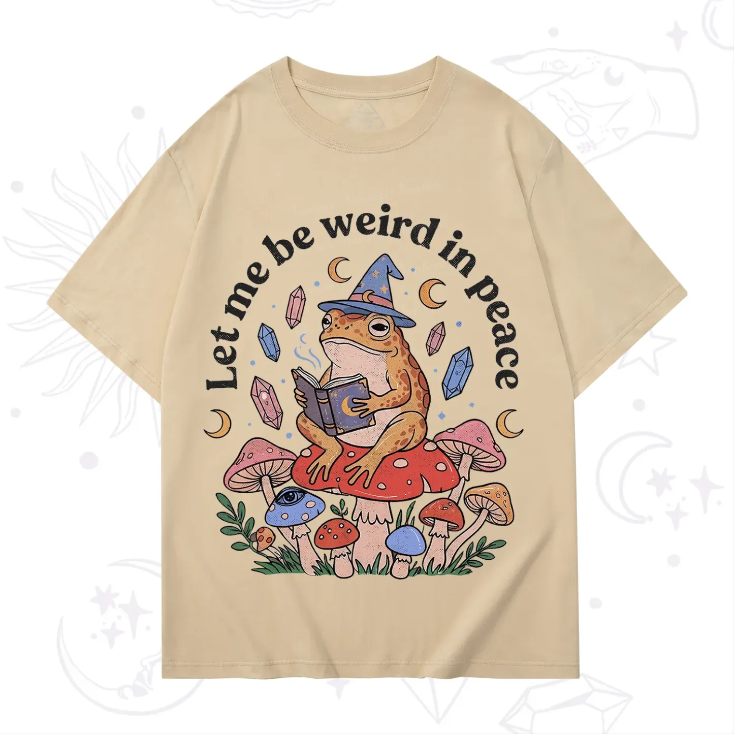 Purplehecate Let Me Be Weird in Peace Frog T-Shirt