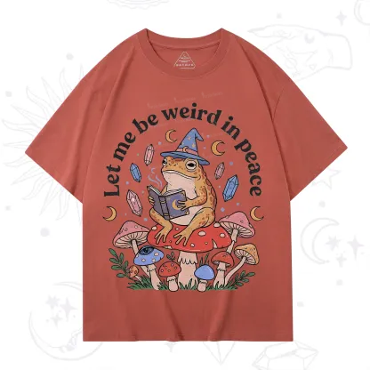 Purplehecate Let Me Be Weird in Peace Frog T-Shirt