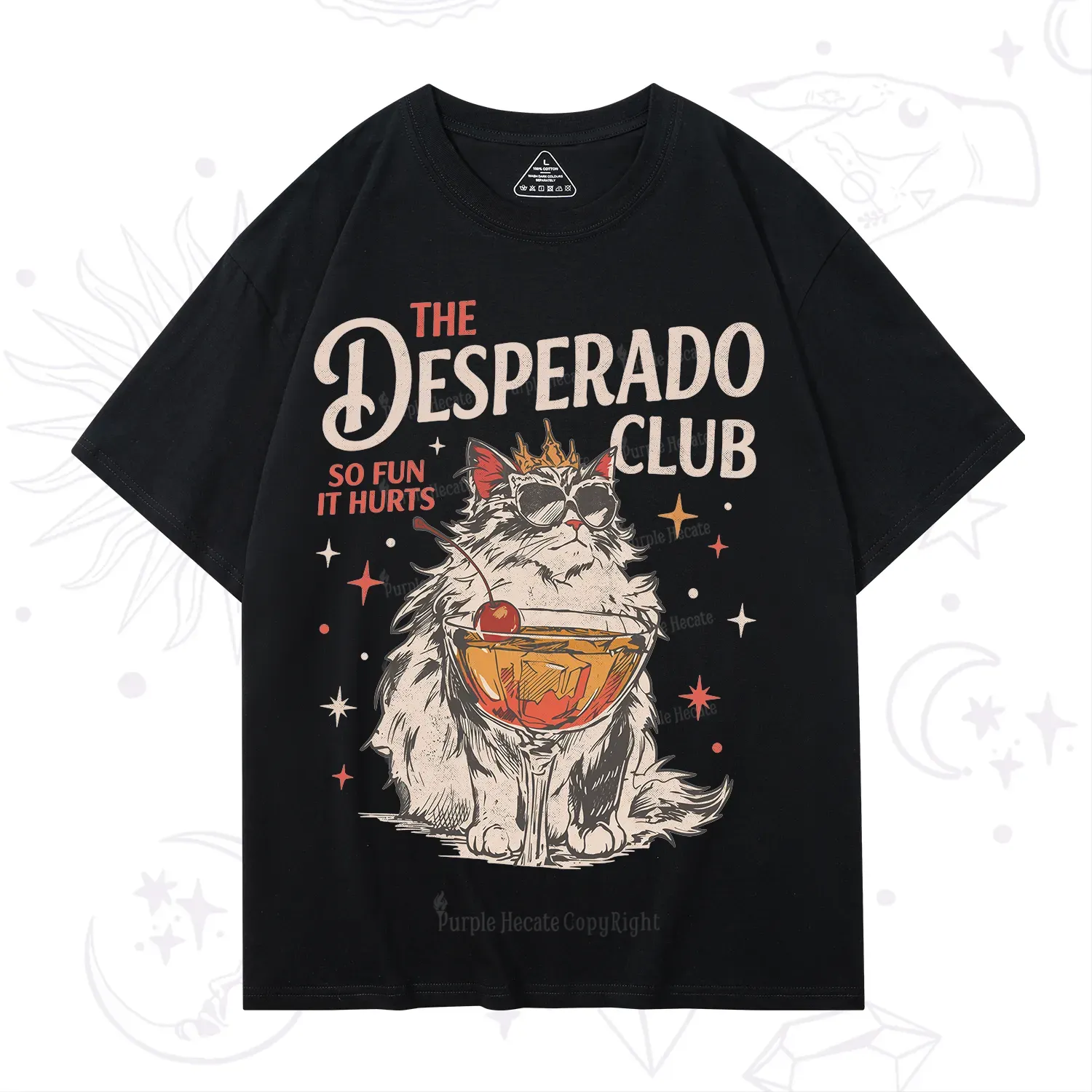 Purplehecate The Desperado Club Vintage Gang T-Shirt