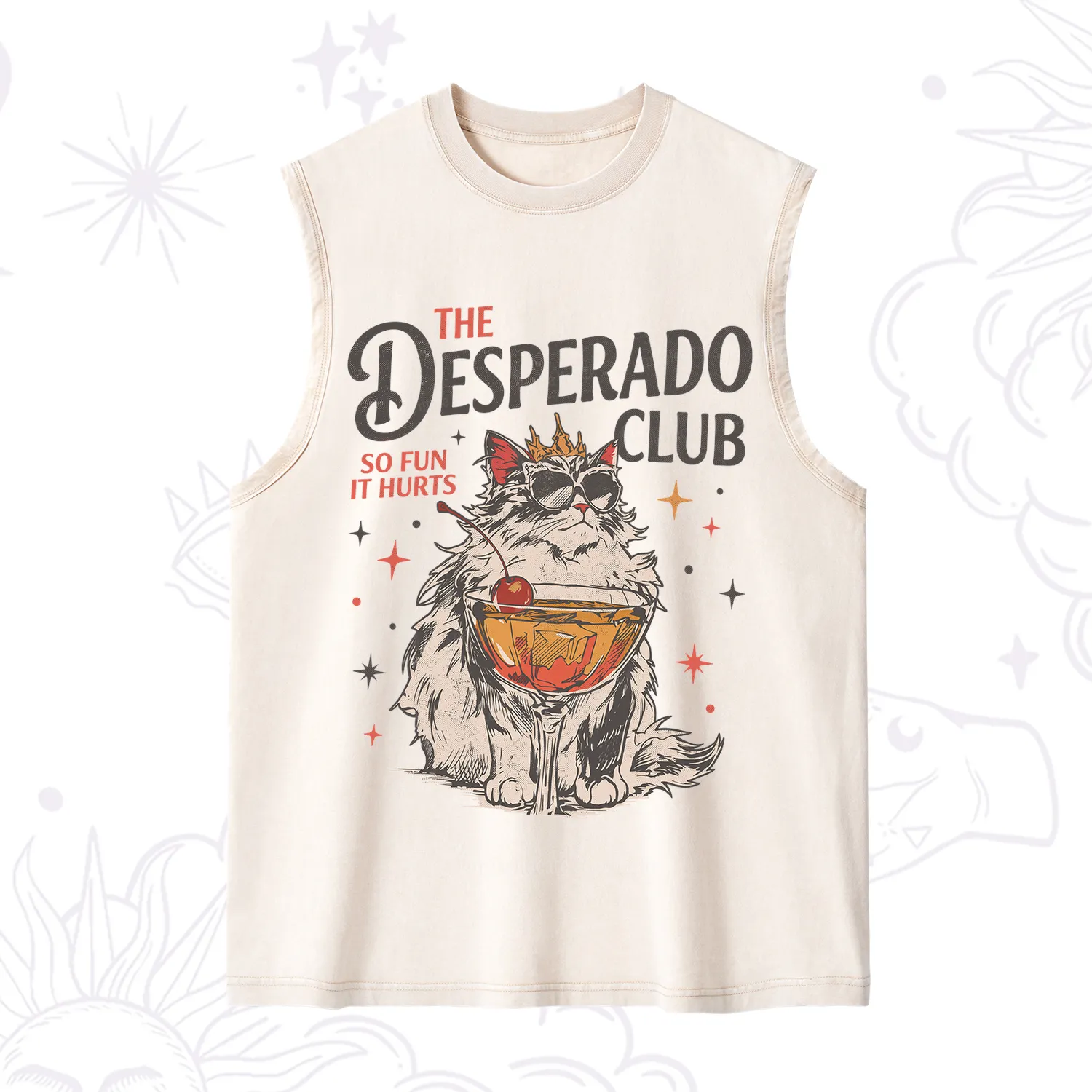 Purplehecate The Desperado Club Vintage Gang Washed Tank