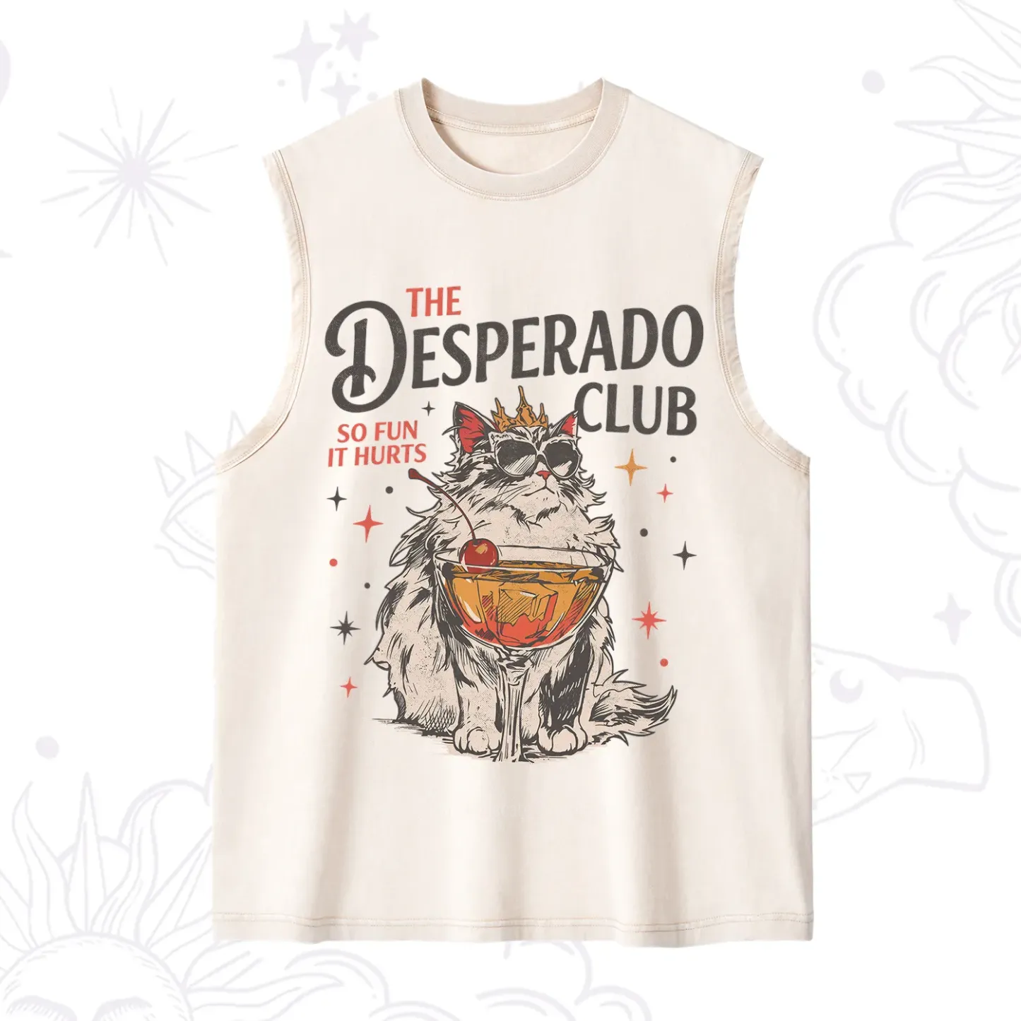 Purplehecate The Desperado Club Vintage Gang Washed Tank