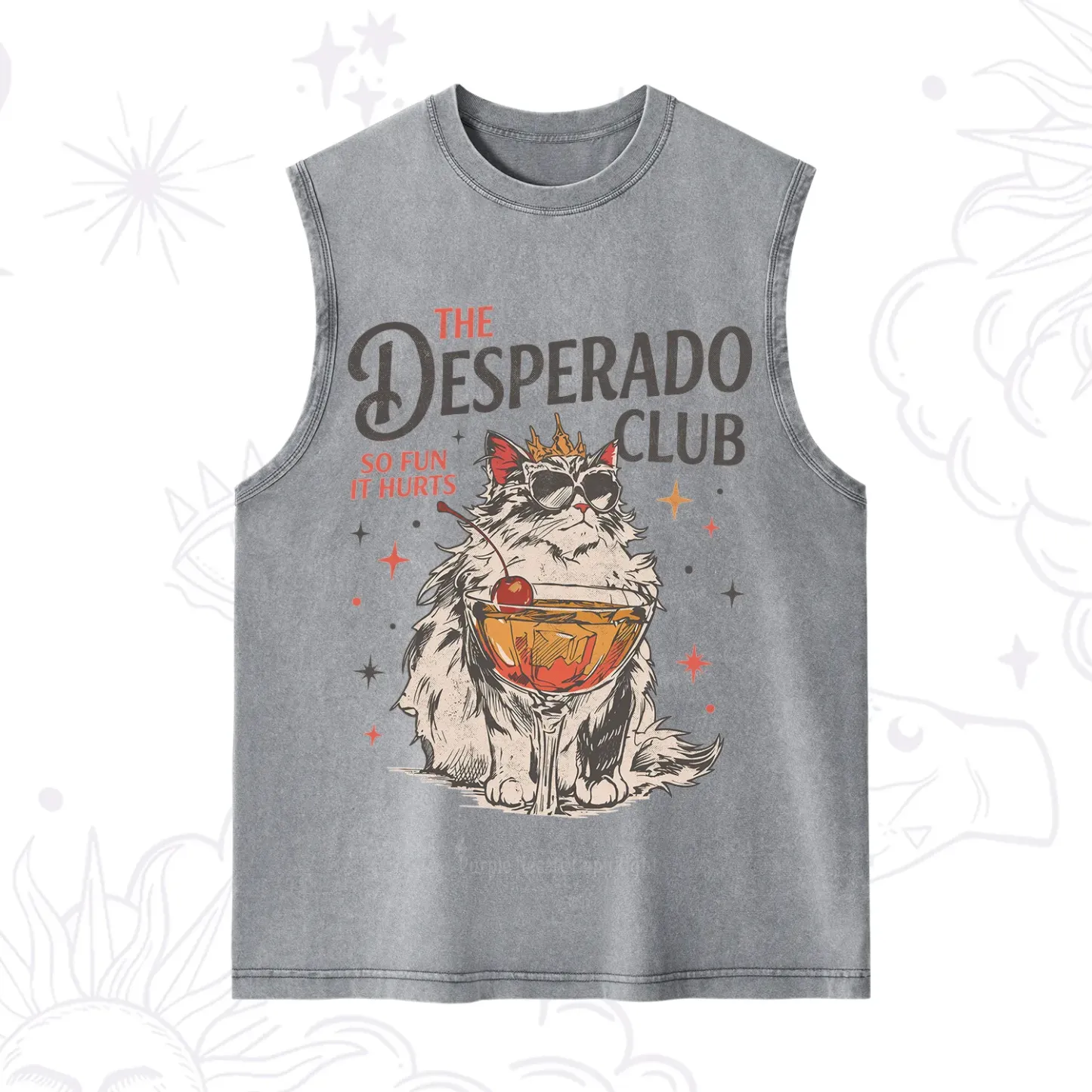 Purplehecate The Desperado Club Vintage Gang Washed Tank