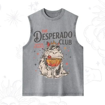 Purplehecate The Desperado Club Vintage Gang Washed Tank