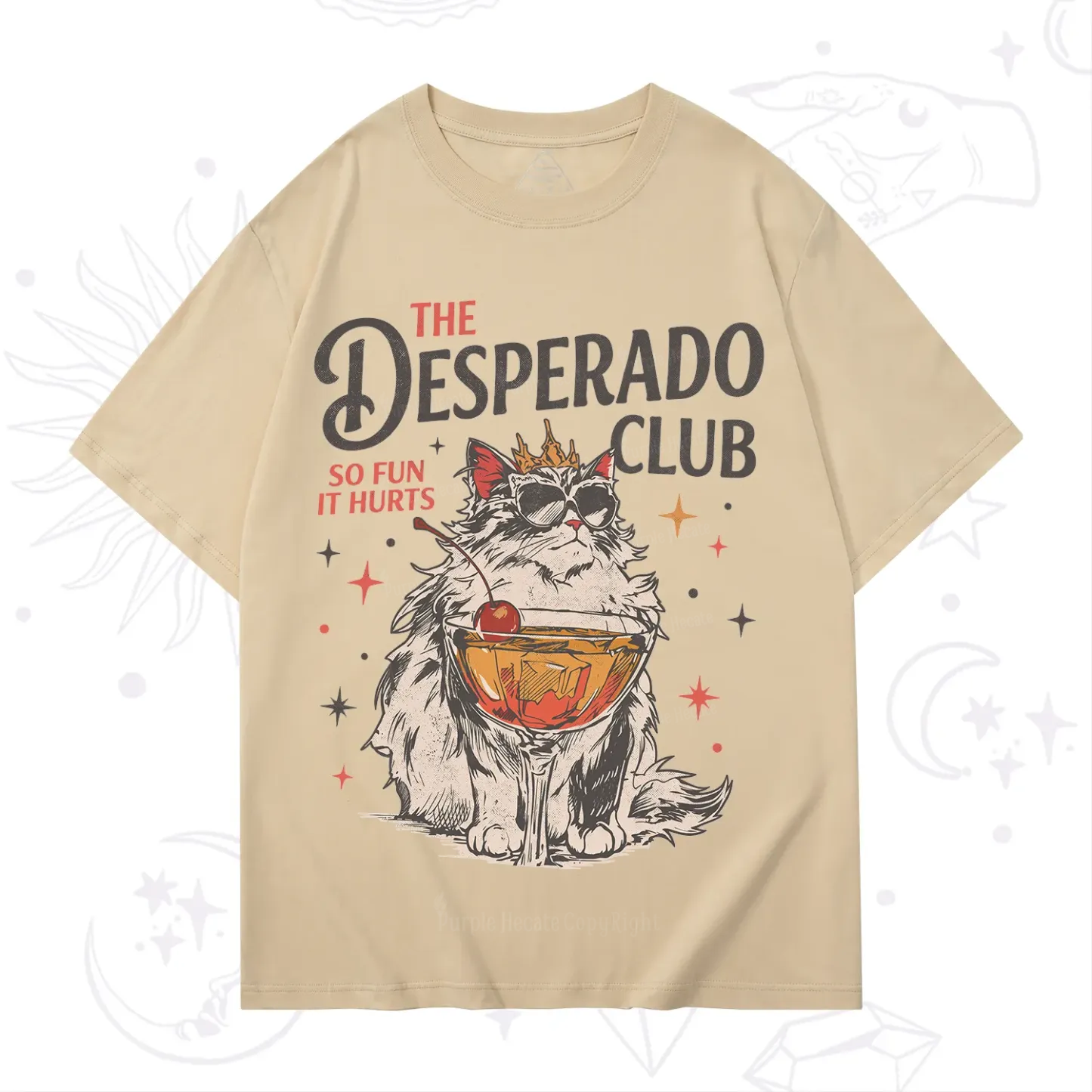 Purplehecate The Desperado Club Vintage Gang T-Shirt
