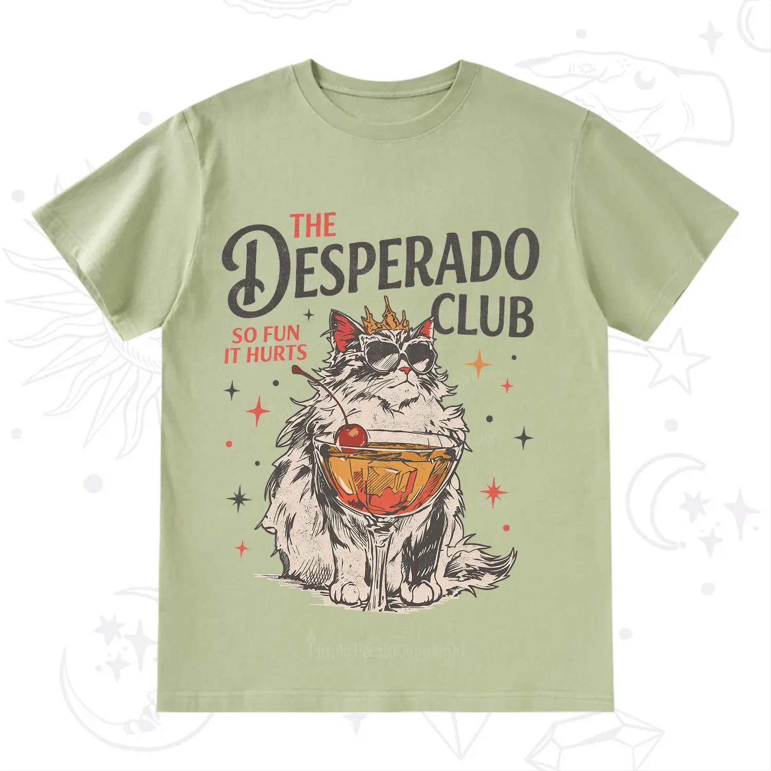Purplehecate The Desperado Club Vintage Gang T-Shirt