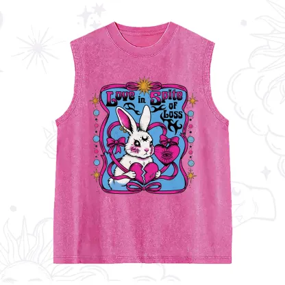 Purplehecate Love in Spite of Loss Bunny Washed Tank