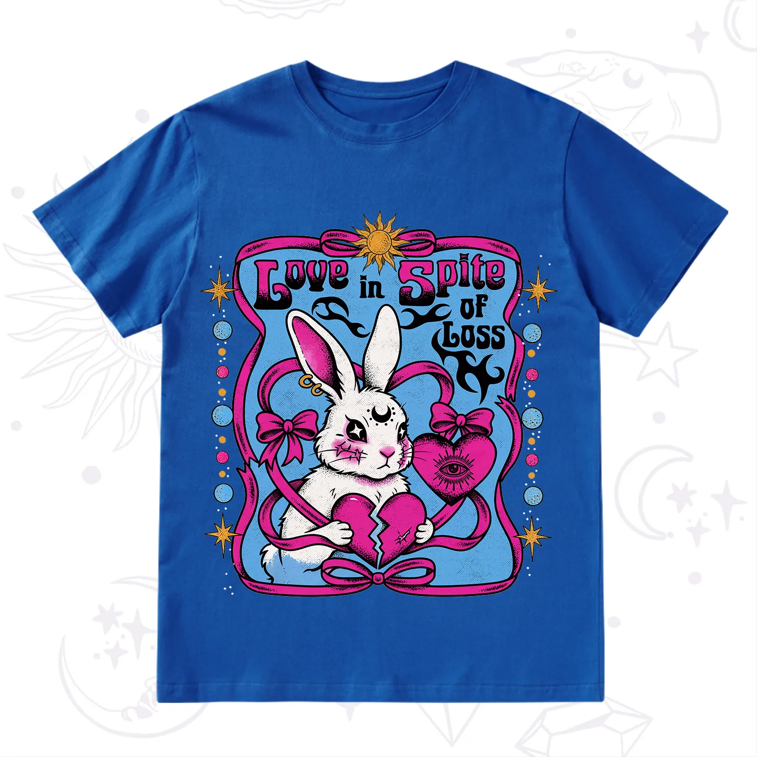 Purplehecate Love in Spite of Loss Bunny T-Shirt