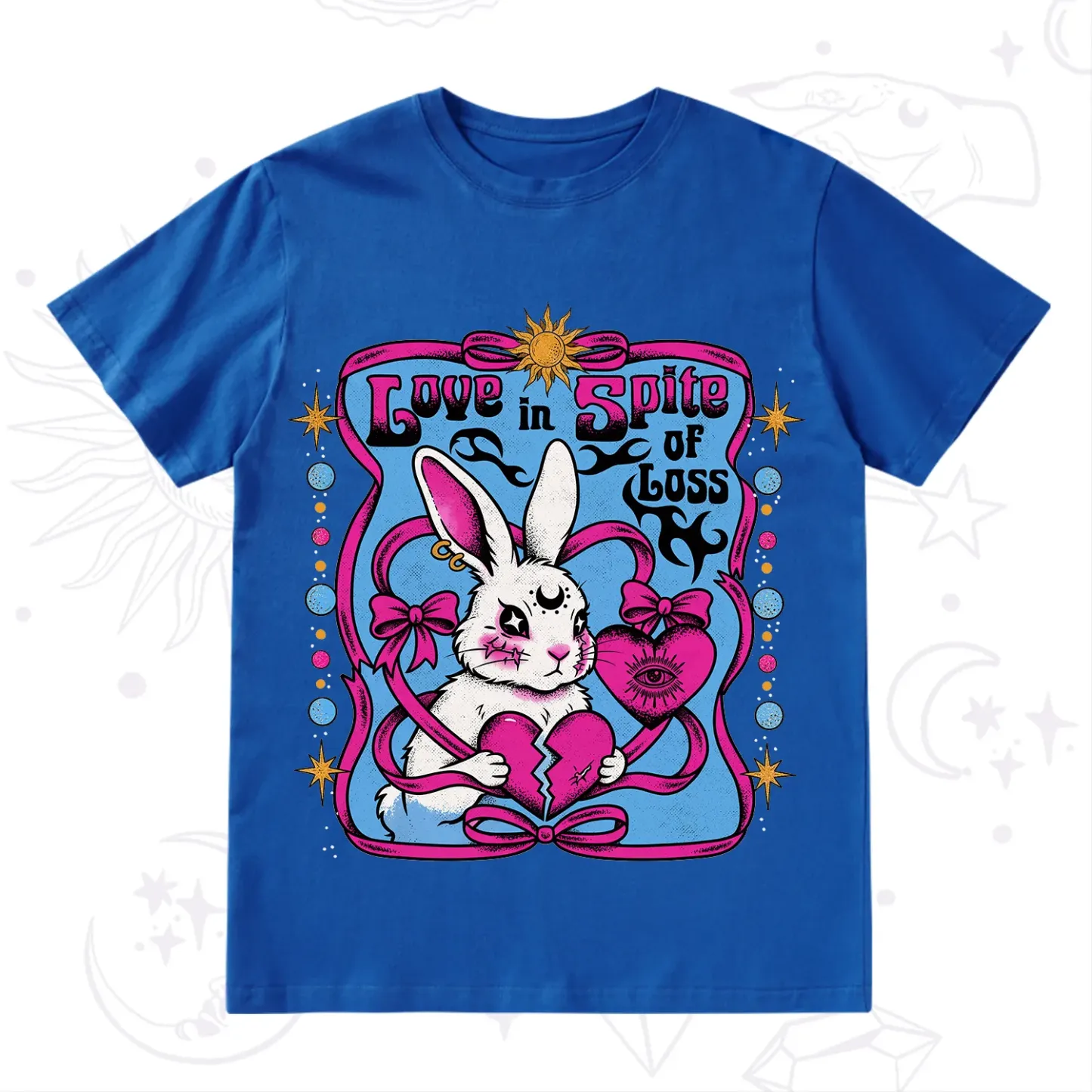 Purplehecate Love in Spite of Loss Bunny T-Shirt