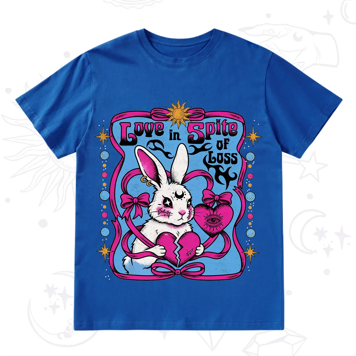 Purplehecate Love in Spite of Loss Bunny T-Shirt