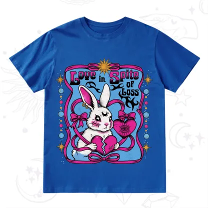 Purplehecate Love in Spite of Loss Bunny T-Shirt