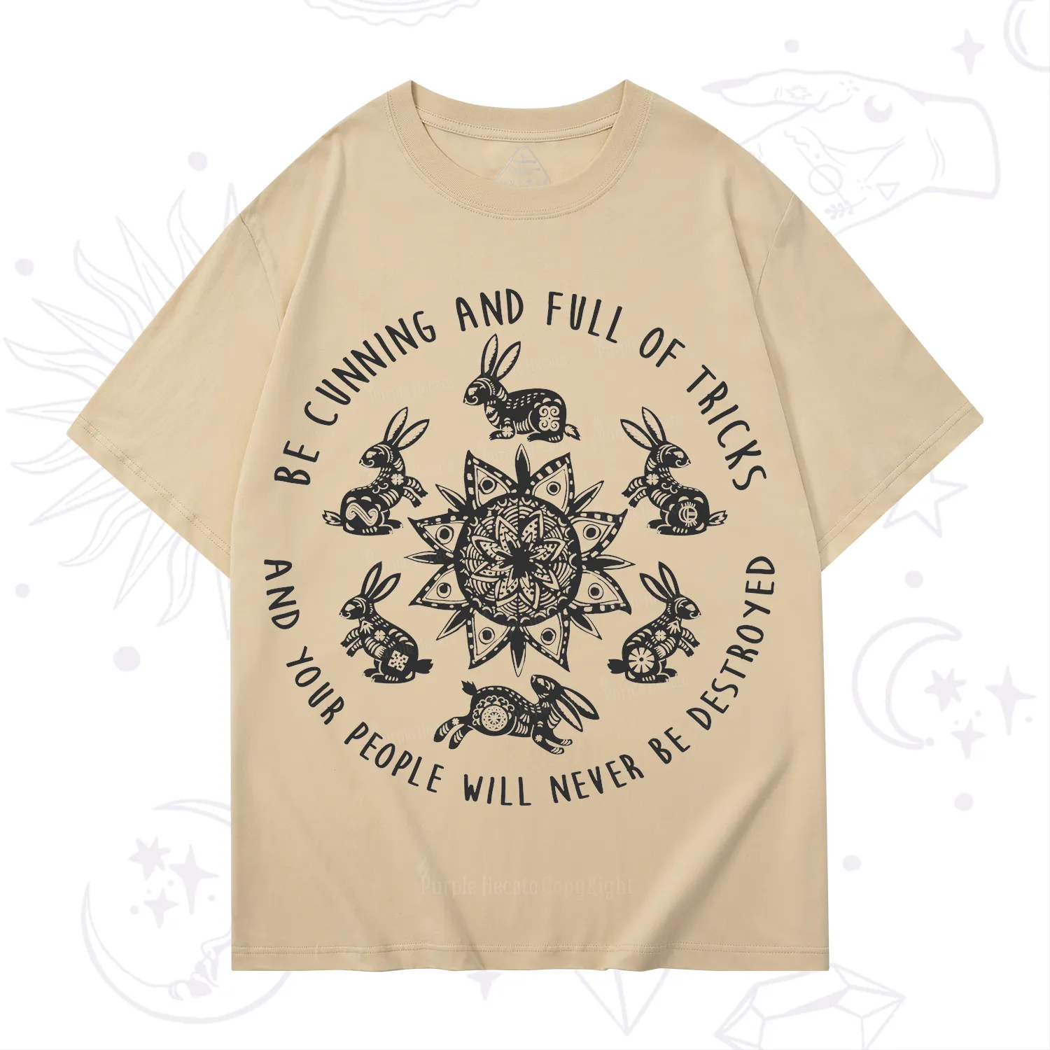 Purplehecate Cunning Rabbit Protection Spell T-Shirt