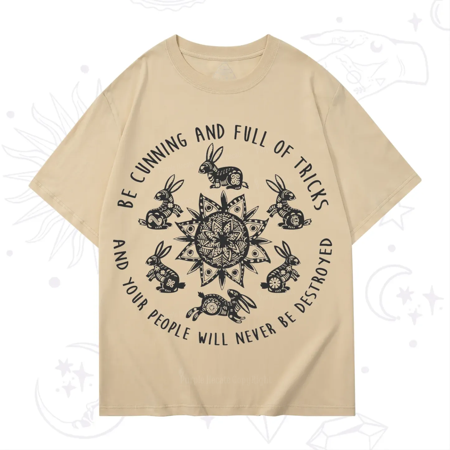 Purplehecate Cunning Rabbit Protection Spell T-Shirt