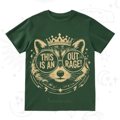 Purplehecate Royal Raccoon Rage T-Shirt