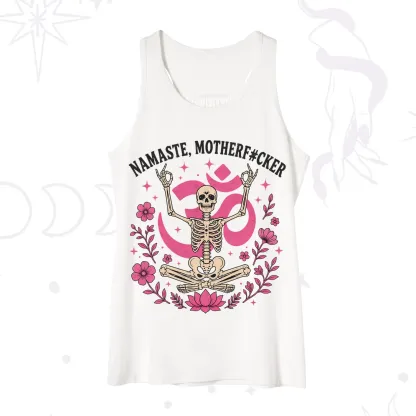 Purplehecate Namaste Motherf*cker Skeleton Tank