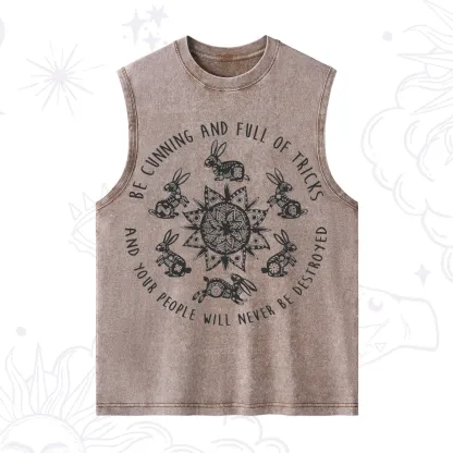 Purplehecate Cunning Rabbit Protection Spell Washed Tank