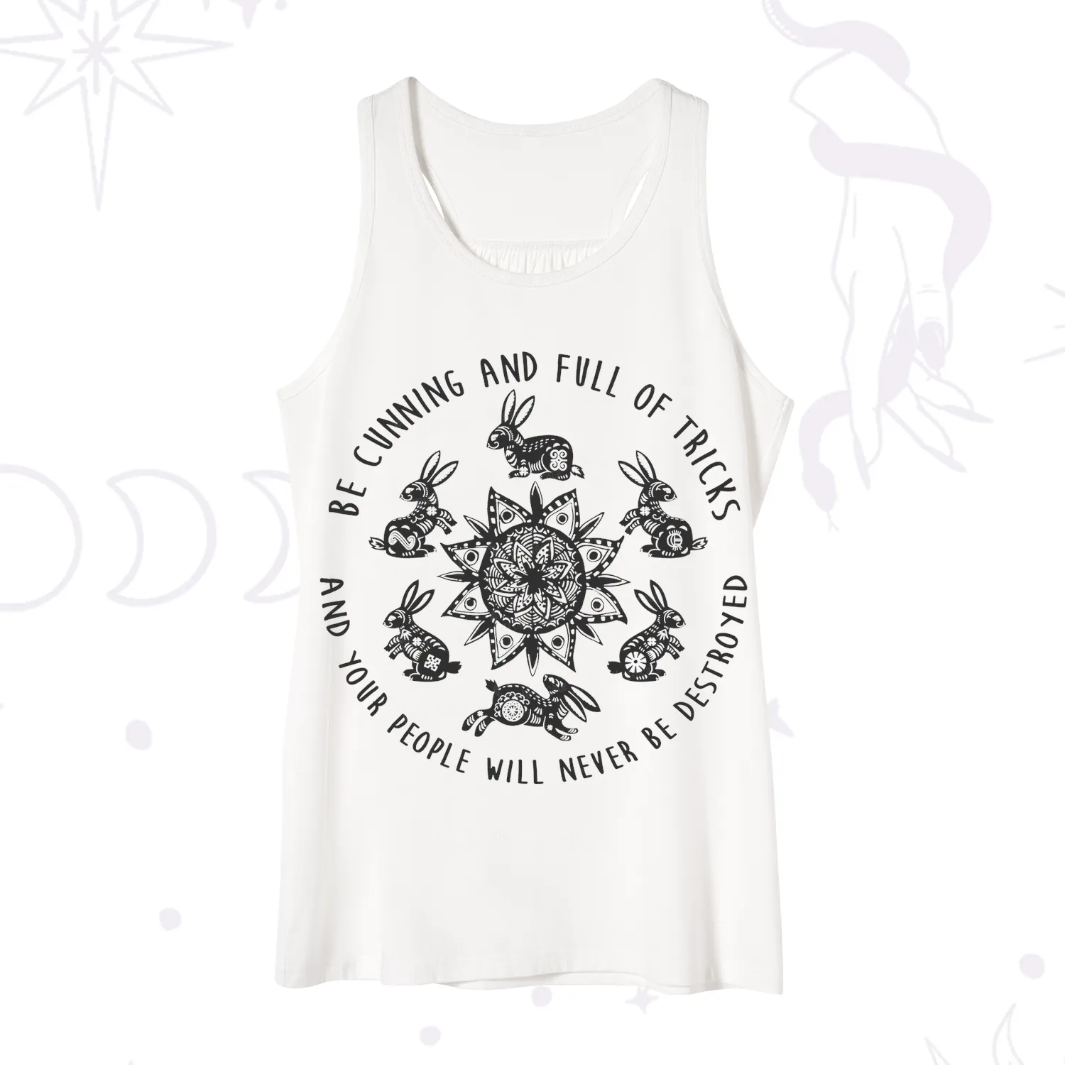 Purplehecate Cunning Rabbit Protection Spell Tank